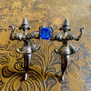 Art deco sterling silver vintage brooch